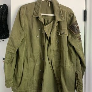 Free People Army Jacket